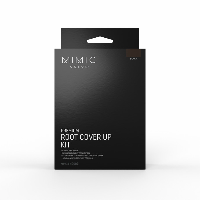 Mimic Color Root Cover Up Kit - Black - MimicColor