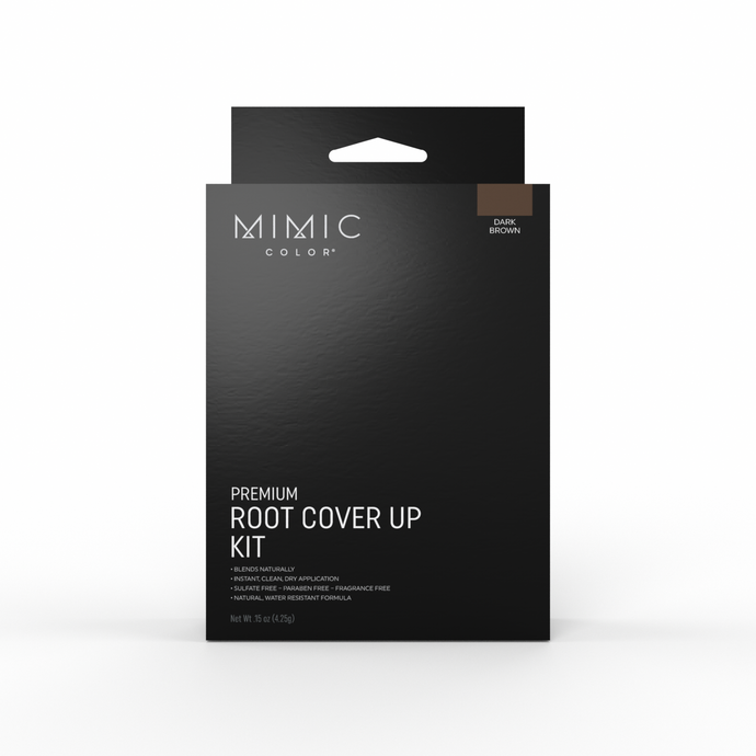 Mimic Color Root Cover Up Kit - Dark Brown - MimicColor